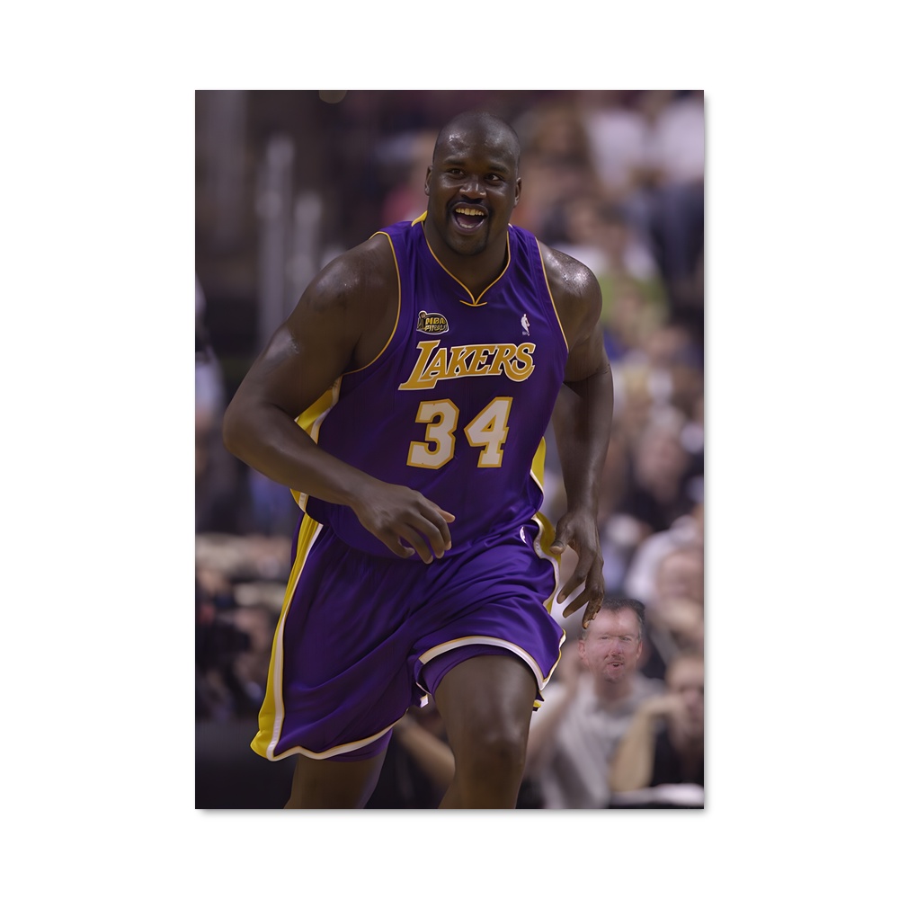 Poster Shaquille basket – affiche Basketball